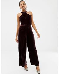 oasis botanical patched jumpsuit