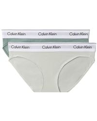 Calvin Klein - Icon Bikini-Slip Van Katoen En Modal 2-Pack - Lyst