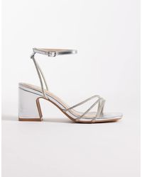 SEQWL - Leal Barely There Block Heel - Lyst