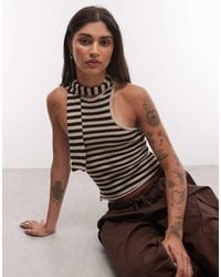 Collusion - Racer Knitted Vest With Matching Scarf - Lyst