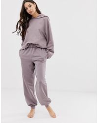 ASOS Lounge Mix & Match Oversized jogger - Pink