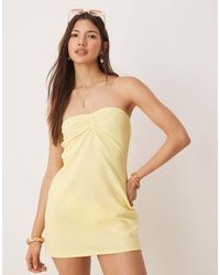 Dippin' Daisy's - Dippin Daisys Bandeau Mini Beach Dress - Lyst