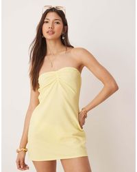 Dippin' Daisy's - Dippin Daisys Bandeau Mini Beach Dress - Lyst