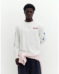Pull&Bear - Long Sleeve Stwd T-shirt - Lyst