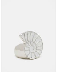 ASOS - – limited edition – ring mit natürlichem muschel-design - Lyst