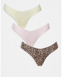 Cotton On - – 3er-pack sich nicht abzeichnende tangas - Lyst
