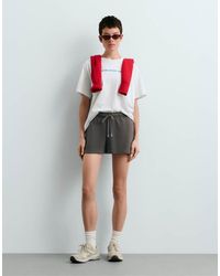 Oysho - Cotton Blend Fleece Shorts - Lyst