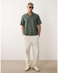 SELECTED - Geruit Overhemd Met Textuur - Lyst