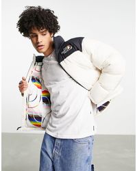 The North Face - 1996 nuptse - giacca rétro bianca - Lyst