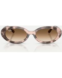 Ray-Ban - Rb2223 Oval Sunglasses With Lens - Lyst