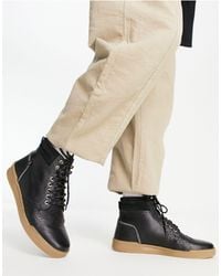 Hombre Zapatos de Botas de Botas chukka y safari Botas safari tostadas Original Penguin de Caucho de color Marrón para hombre 