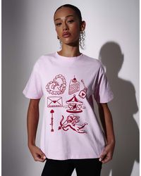 South Beach - Self Love Graphic Oversized T-Shirt - Lyst