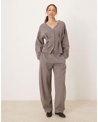 ASOS - – barrel-leg-jogginghose aus interlock - Lyst