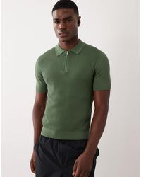 Mango - Polo à col zippé - Lyst