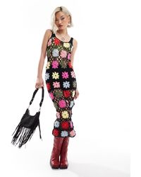 Reclaimed (vintage) - Vestido con patrón floral - Lyst
