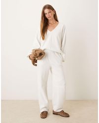 ASOS - Supersoft Barrel Leg Co-Ord Jogger - Lyst
