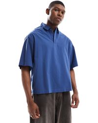 ASOS - Oversized Overhead Boxy Textured Shirt - Lyst