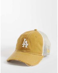 KTZ - La Dodgers 9twenty Cotton Canvas Trucker Cap - Lyst