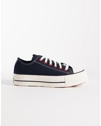 Converse - Chuck Taylor All Star Lift Ox Valentines Trainers With Heart Detail - Lyst