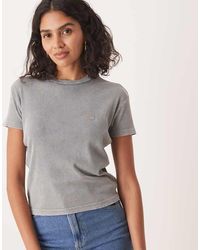 Dickies - Glacier View Ribbed Long Line Baby Tee - Lyst