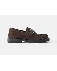 Pull&Bear - Loafer im cowboy-stil aus leder - Lyst