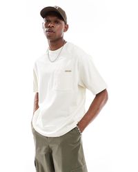 Calvin Klein - – locker sitzendes t-shirt aus schwerem jersey - Lyst