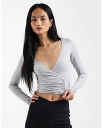 Cotton On - Active Wrap Top - Lyst