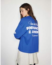Pull&Bear - formaggio È Amore T-shirt - Lyst