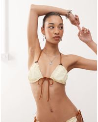 Reclaimed (vintage) - – triangel-bikinioberteil - Lyst