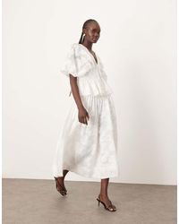 ARRANGE - Gonna Midi Con Vita Scesa - Lyst