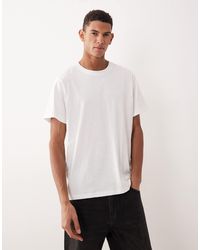 SELECTED - 100% Cotton Regular Fit T-shirt - Lyst