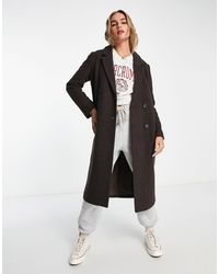 Monki Lou Boucle Wool Double Breasted 