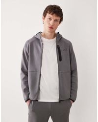 EA7 - Armani Zip Up Hooded Jacket Co-ord - Lyst