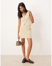 ASOS - Structured Mini Skirt Co-ord - Lyst