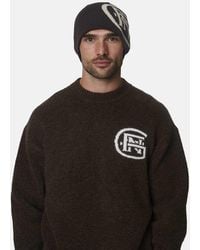 Good For Nothing - Knitted Intarsia Emblem Skully Beanie - Lyst