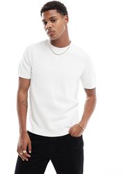 River Island - Knitted T-shirt - Lyst