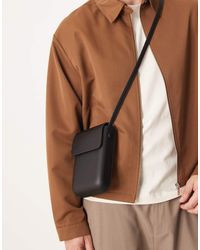 ASOS - Mini Crossbody Tas Met Structuur - Lyst