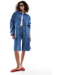 ASOS - Denim Barn Jacket - Lyst