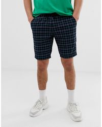 ASOS Plus Skinny Shorts - Blue