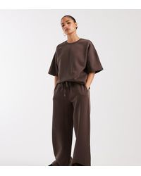 Vero Moda - Tie Waist Wide Leg joggers Co-ord - Lyst