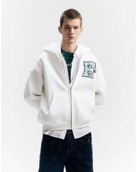 Pull&Bear - Hoodie Met Rits En Peanuts-Design Op De Rug - Lyst