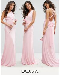 blush pink multiway maxi dress