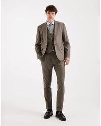 ASOS - Skinny Wool Look Suit Trouser - Lyst