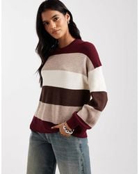 ONLY - Drop Shoulder Knit Sweater - Lyst