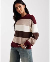 ONLY - Drop Shoulder Knit Sweater - Lyst