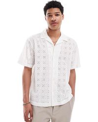 Only & Sons - Loose Fit Broidery Shirt - Lyst