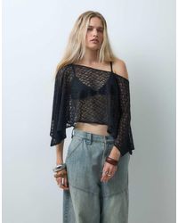 Reclaimed Vintage - Lace Poncho Top - Lyst