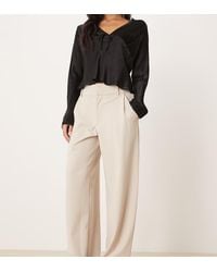 JDY Petite - Wide Leg Tailored Trousers - Lyst