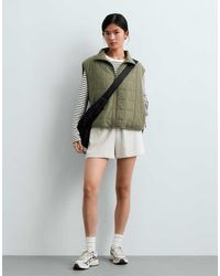 Oysho - Cotton Blend Fleece Shorts - Lyst