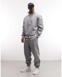 ASOS - Premium Heavyweight Cuffed Sweatpants 400gsms - Lyst